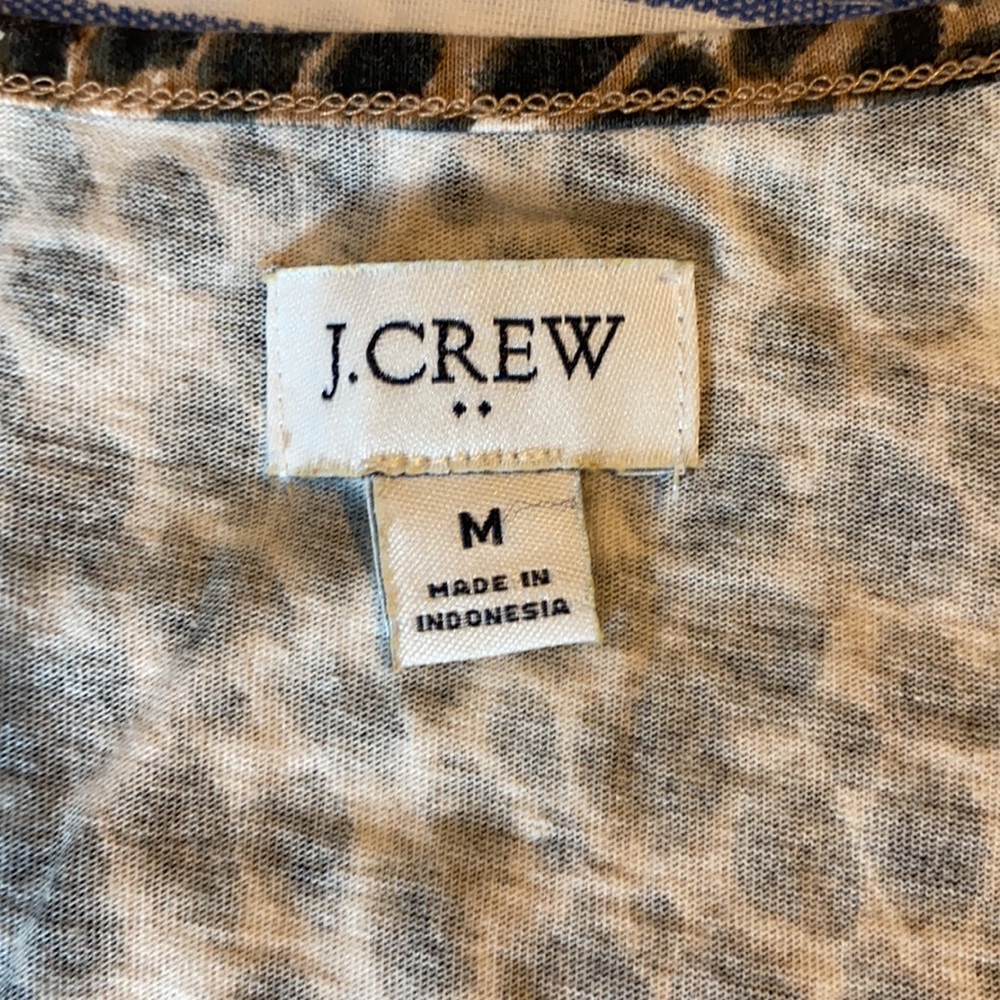 ⚡️LAST DAYS! J Crew maxi dress animal print sleeveless Size M - Picture 8 of 9